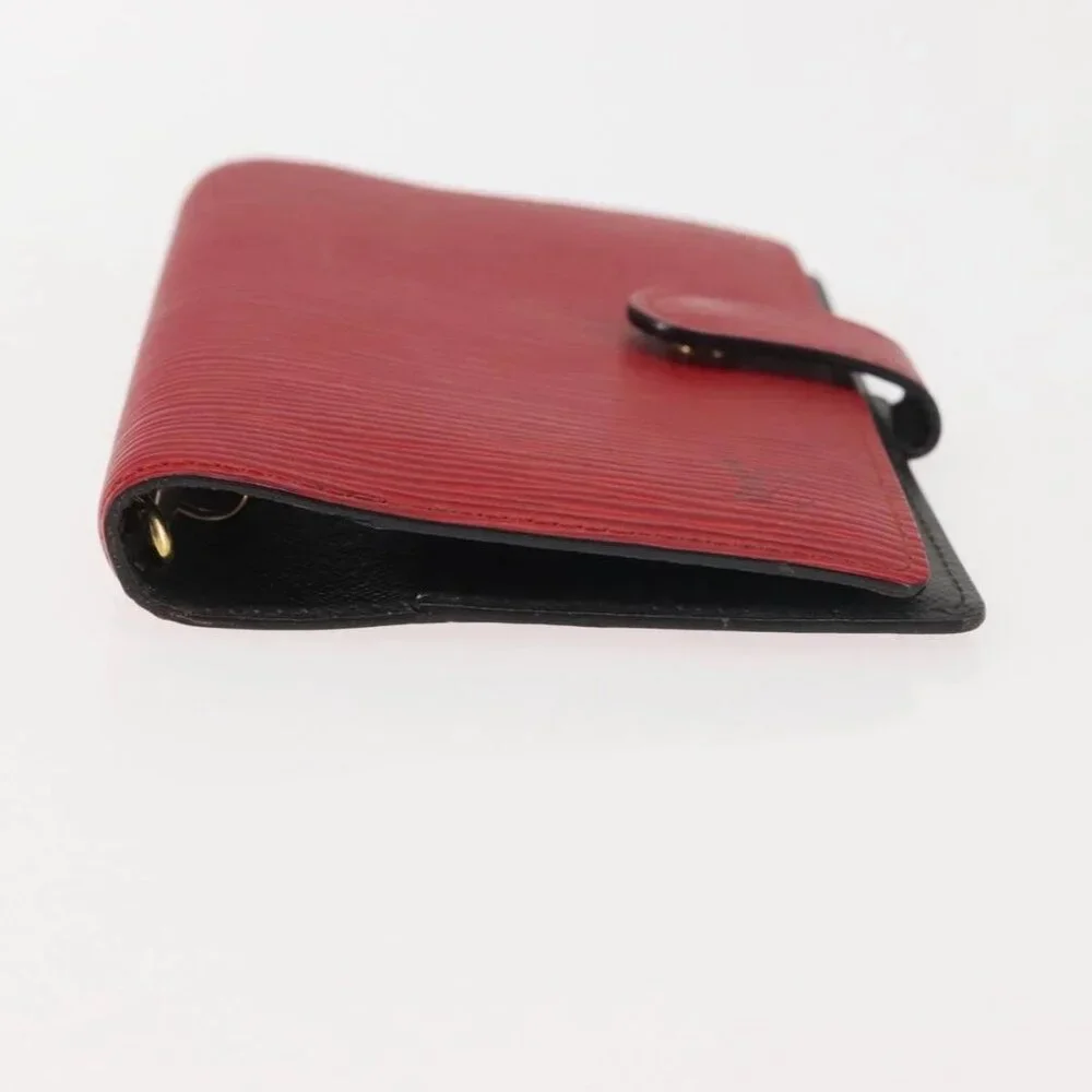 LOUIS VUITTON Epi Agenda PM Day Planner Cover Red